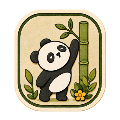 Panda journey badge
