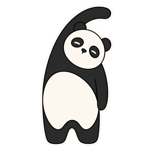 Pan stretching beside you